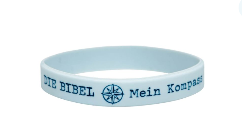 Silikonarmband Kompass
