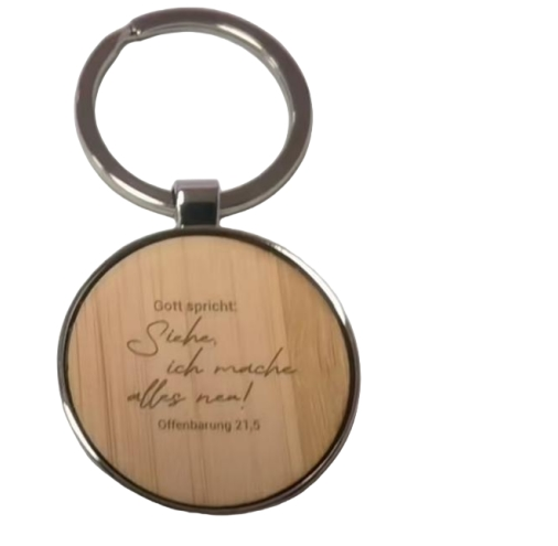 Revelation Circular Keychain