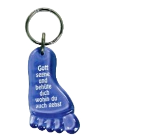 Foot keychain